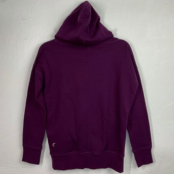 Zyia Plum Purple Oh So Soft Hoodie Sweatshirt XS - Picture 4 of 6